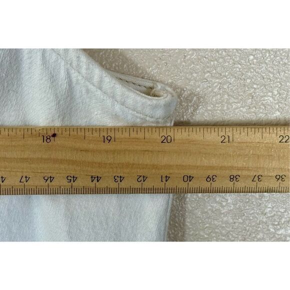 OneTeaspoon Women's White Mini Braxton Button Front Utility Playsuit Romper M - Picture 12 of 12